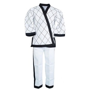 Uniformes de Hapkido Ligeros y Transpirables, Servicio OEM, Uniformes de Hapkido Premium para Hombre Adulto, Conjunto de Chaqueta Envolvente, 100% Algodón - Product Image 1