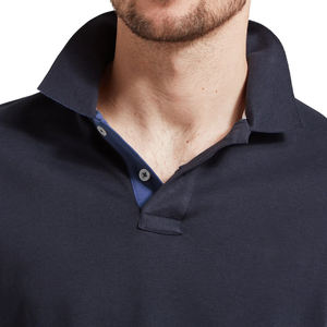 Wholesale 100% Cotton Men's for Polo T-Shirts Custom Color <b>and</b> Logo Breathable New Casual Wear with Short Sleeves - Product Image 2