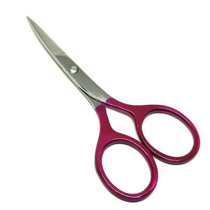 Tijeras de Manicura Profesionales de Acero Inoxidable, Cuchillas Curvas y Rectas Afiladas, Recorte Preciso de Cutículas, Seguras - Product Image 1