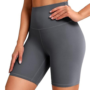 2023 New Designer Women Girls High Waist Compression Soft Scrunch Booty <b>Back</b> Seamless Yoga Shorts Marble <b>Tie</b> Dye Legging Shorts - Product Image 4