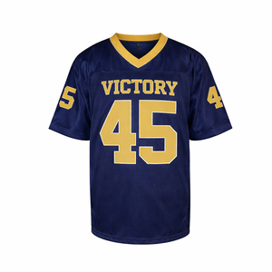 Custom American Football Jersey White Mesh #45 Victory Team Sports Shirt Breathable Training Uniform USA Europe Wholesale - Product Image 3