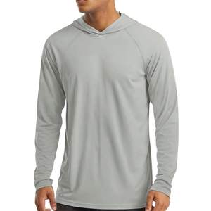 Maillot de pêche personnalisé en gros avec design sublimé, protection UPF 50, capuche, manches en Spandex/Polyester avec passe-pouce, vêtements de pêche - Product Image 2