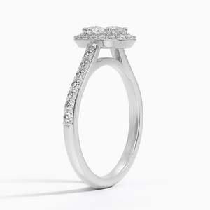 BOJ <b>Ring</b> 099 Oval Cut 925 <b>Silver</b> Halo Stone Prong Setting <b>Solitaire</b> Diamond <b>Ring</b> 2ct D Color VVS1 Moissanite GRA Certified - Product Image 2