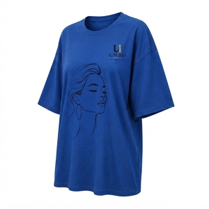 เสื้อยืดโอเวอร์ไซส์คุณภาพสูงสำหรับผู้หญิง ผ้าฝ้ายใส่สบาย แฟชั่นทันสมัย พร้อมบริการ OEM รับผลิตตามแบรนด์ที่กำหนด  โซลูชั่นสำหรับผู้ผลิต - Product Image 1