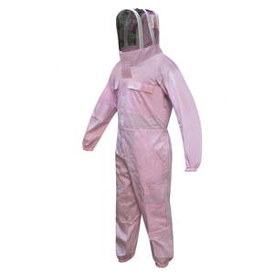 Traje de Apicultura Completo con Velo Protector, Overol Ventilado de Algodón, Múltiples Bolsillos y Puños Elásticos para Apicultores - Product Image 1