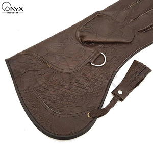 Gants de fauconnerie en cuir haute protection, coutures renforcées, mitaines d'entraînement, prix de gros, mitaines pour animaux - Product Image 5