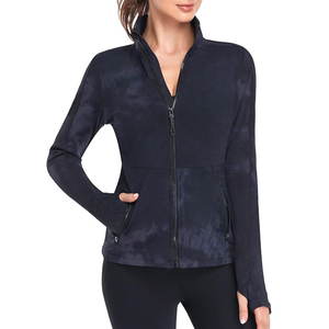 Customized Women's Sports Gym <b>Jackets</b> Slim Fit Running <b>Yoga</b> Fitness Clothing Tight Fitness Wear Long Sleeve <b>Jackets</b> - Product Image 3