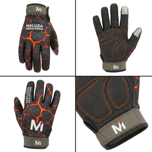 High Quality Polyester for Mechanics Work <b>Gloves</b> Durable Padded Palm Touchscreen <b>Moisture</b>-Wicking Latex-Free - Product Image 4