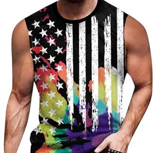 Factory Direct Men's Tank Top Sublimation UPF 50+ Quick Dry Fitness Running Sportswear OEM Supplier - Product Image 6