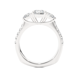 Anillo de Diamantes de Corte Redondo de Nuevo Diseño, Certificado VS1, Joyería de Diamantes al por Mayor, Anillo de Diamantes Cultivados en Laboratorio de 1.55CT para Mujer - Product Image 4