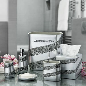 ชุดอุปกรณ์ห้องน้ำโลหะสีทองโบราณ ดีไซน์คลาสสิก สำหรับตกแต่งภายในห้องน้ำ โรงแรมและรีสอร์ท มีหลายสีให้เลือก - Product Image 2