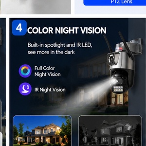 4k solar security <b>camera</b> outdoor <b>wireless</b> security <b>camera</b> poe security <b>camera</b> - Product Image 6