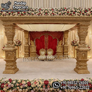 Mandap Royal Vivah para Bodas del Sur de la India, Toldo de Boda Estilo Indio del Sur, Mandap de Lujo para Bodas Indias, Evento en EE. UU. - Product Image 4