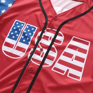 Camiseta de Béisbol y Sóftbol para Hombre, Color Verde Lima, Cuello en V, Manga Corta, Sublimada, 100% Poliéster, 240g, Uniforme de Equipo Personalizado - Product Image 4