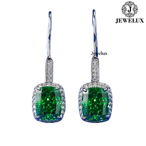 High Quality Jewelux Natural VVS Diamond <b>Stud</b> Earrings 925 Sterling <b>Silver</b> Rhodium Plated IGI Certified Trendy Wedding Earrings - Product Image 5