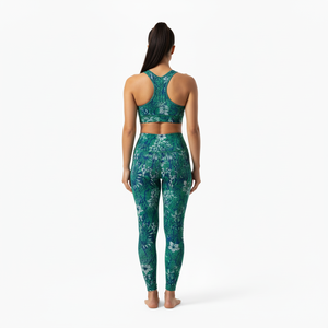 Conjuntos de yoga transpirables con corte automatizado, hechos a medida, para mujer, para gimnasio, fitness, leggings deportivos, conjunto de sujetador a juego. - Product Image 3