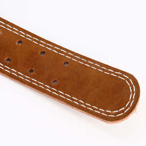 Ceintures en cuir véritable avec logo personnalisé et rembourrage pour squats et entraînements de musculation intensifs, hommes et femmes - Product Image 4