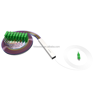 สายไฟเบอร์ออปติก LSZH ความยาว 1 เมตร 1 เข้า 32 ออก ขนาด 0.9 มม. G657A PLC Splitter SC APC พร้อมท่อเหล็ก - Product Image 3