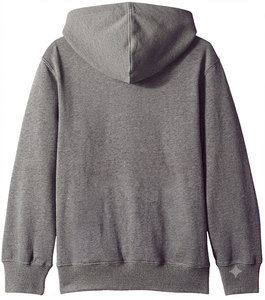 Sudadera con Capucha Gris Unisex, Poliéster French Terry, Corte Regular, Bolsillo Delantero, Ropa Casual de Otoño, Transpirable, 350g, Sin Forro - Product Image 2