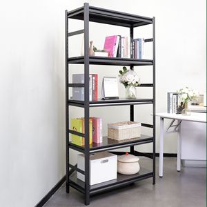 Scaffalatura Metallica Resistente H72 L35.4 P15.7, Unità di Stoccaggio a 5 Ripiani per Cucina, Regolabile e ad Alta Capacità - Product Image 2