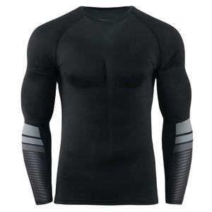 Compression Rash Guard à manches courtes Spandex Rash Guard pour Gym Workout Running Training Logo personnalisé Rash Guard en gros - Product Image 1