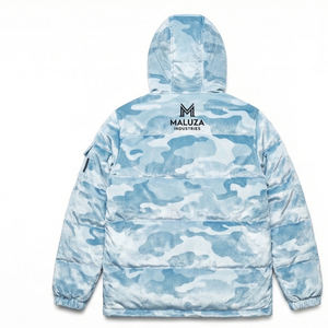 Veste à capuche camouflage streetwear pour homme, multi-poches, mode urbaine d'hiver, vêtements MALUZA INDUSTRIES - Product Image 3