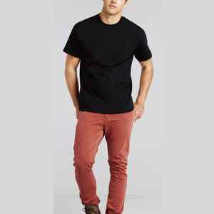 เสื้อยืดแฟชั่นคุณภาพสูง 100% ผ้าฝ้ายพรีเมียม สกรีนลายได้ตามสั่ง เสื้อยืดเปล่าสำหรับผู้ชาย - Product Image 3