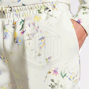 Trending Design Shorts Hoodie <b>Sets</b> Customized Logo Lightweight Casual 100% Cotton Street Wear Solid Pattern Plus Size for Autumn - Product Image 6