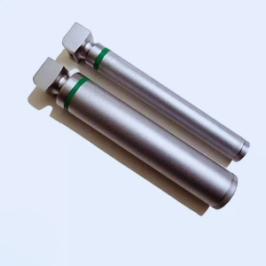 Laryngoscope en acier inoxydable, ensemble de 10 lames à fibres optiques, Mac Miller, 3 poignées, CE Classe I, instrument chirurgical réutilisable - Product Image 5