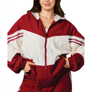 OEM ODM Women Oversized Nylon Windbreaker Set Full Zip <b>Lightweight</b> Track <b>Jacket</b> <b>jacket</b> for men Custom Activewear Supplier - Product Image 3