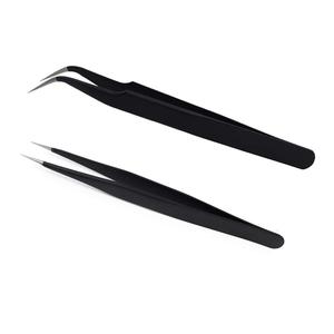 Pinzas de Aislamiento de Pestañas Ovexa Surgical OS-ELT-0009 de Acero Inoxidable Duradero con Punta Curva y Punta de Fibra Suave para Pestañas - Product Image 5