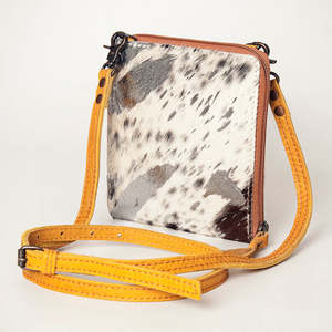 Sac bandoulière en cuir véritable à imprimé léopard pour femme, petit sac messager à fermeture éclair tendance - Product Image 4