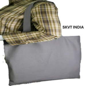 Customized Logo Organic 100% Cotton Tote Bag Eco-Friendly Recyclable Grocery Shopping Bag Natural Beige Hand Length Handle - Product Image 4