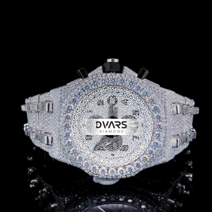 Reloj de Moissanita de Alta Calidad VVS1, Estilo Hip-hop, Movimiento Automático para Hombre, Reloj Mecánico Automático de Lujo para Hombre - Product Image 1