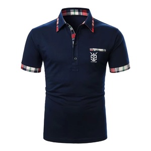Chemises polo personnalisées avec impression de logo, prix de gros, pas cher, grandes tailles, respirantes, de qualité supérieure pour hommes - Product Image 1