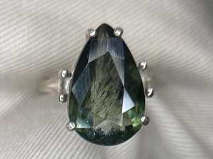 Certified Natural Peridot <b>Solitaire</b> <b>Ring</b> Sterling <b>Silver</b> Real Genuine August Birthstone Jewelry Gift For Her - Product Image 6