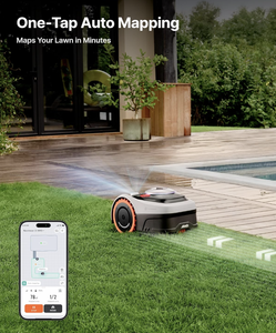BEST OFFER 4 BRAND AWD Robot Lawn Mower Wire Free with Garage S All-Wheel <b>Drive</b> 90km Driving Mileage 70km/h Maximum Speed - Product Image 5