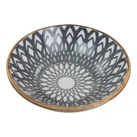 Bol en bois d'acacia fait main, écologique, au design moderne et luxueux, compatible lave-vaisselle, pour la cuisine et les aliments