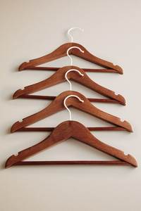 <b>Single</b> Tier Home Storage And Organization Handmade Handicrafts Wooden Double Tier <b>Coat</b> Hangers with Iron <b>Hooks</b> Carved - Product Image 4