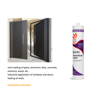 Mastics adhésifs RT-193 RUNTAI Mastic en silicone neutre pour portes et fenêtres extérieures Mastic de calfeutrage
