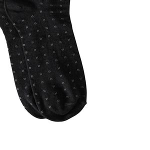 Novelty Black Polka Dot Crew <b>Socks</b> Pair <b>Mens</b> Funky Patterned <b>Dress</b> Hosiery Retro Streetwear Business Formal Wear - Product Image 2