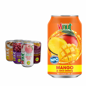 Jus de mangue VINUT 330ml sans sucre, boisson OEM/ODM, marque privée, échantillon gratuit du fabricant vietnamien - Product Image 1