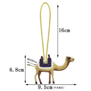 Llaveros de elefante color marrón hechos a mano, vintage, con pedrería, brillantes, multicolor, con letras del alfabeto, iniciales, dijes para muñeca - Product Image 2