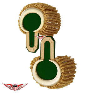 Epaulettes de Hombro de Lujo con Tela de Alta Calidad, Cordones y Bordados a Mano, Venta al por Mayor de Moda - Product Image 5