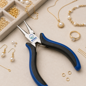 Alicates Profesionales de Punta Redonda para Joyería, Herramienta de Acero Inoxidable para Hacer Lazos de Alambre, Alicates Ergonómicos con Agarre Suave para Reparación y Fabricación de Joyería - Product Image 4