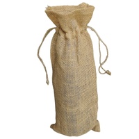 Sac à vin en jute |   Sac à vin réutilisable en toile de jute naturelle avec poignées en corde, porte-bouteille écologique pour cadeaux, mariages et fêtes