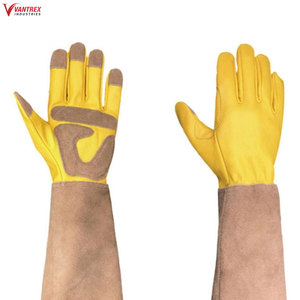 New Top Quality Beekeeping <b>Gloves</b> Cowhide Leather Bee Keepers <b>Gloves</b> Bee Keeping <b>Gloves</b> - Product Image 6