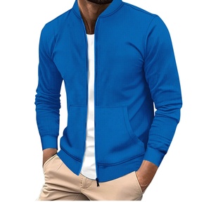 แจ็คเก็ตวาร์ซิตี้ผู้ชายแบบกันน้ำ กันลม ระบายอากาศได้ดี ดีไซน์สีสันตามสั่ง แขนหนังบุขนแกะ สไตล์สตรีทแฟชั่น - Product Image 2