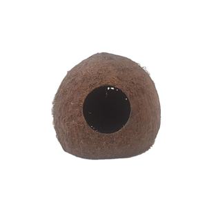 Escondite de Tres Cuartos de Cáscara de Coco, Ideal para Descansar y Esconderse, para Hámsters, Reptiles Pequeños y Anfibios, Duradero y Biodegradable - Product Image 3