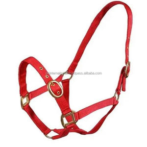 Licol pour cheval en nylon double réglable, durable et confortable, disponible en plusieurs couleurs et tailles, avec accessoires en laiton au meilleur prix - Product Image 3